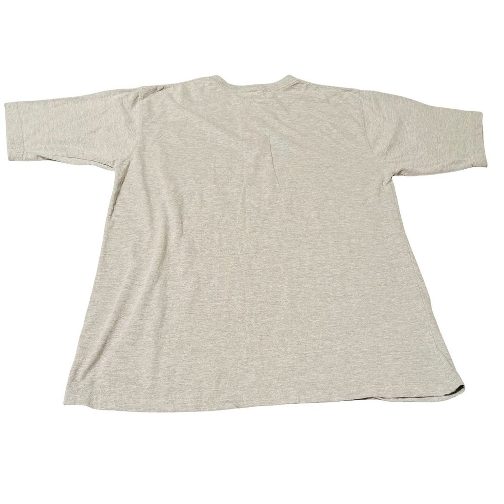 Berne short sleeve grey henley shirt Men's large tall‎